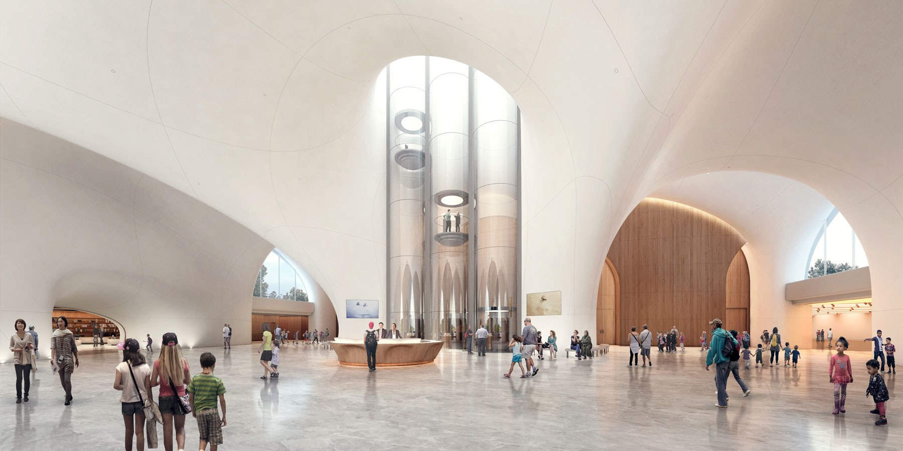 Interior Lobby rendering